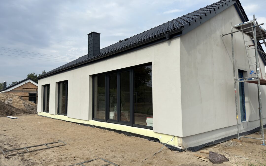 Powoli kończymy pierwsze dwa domy